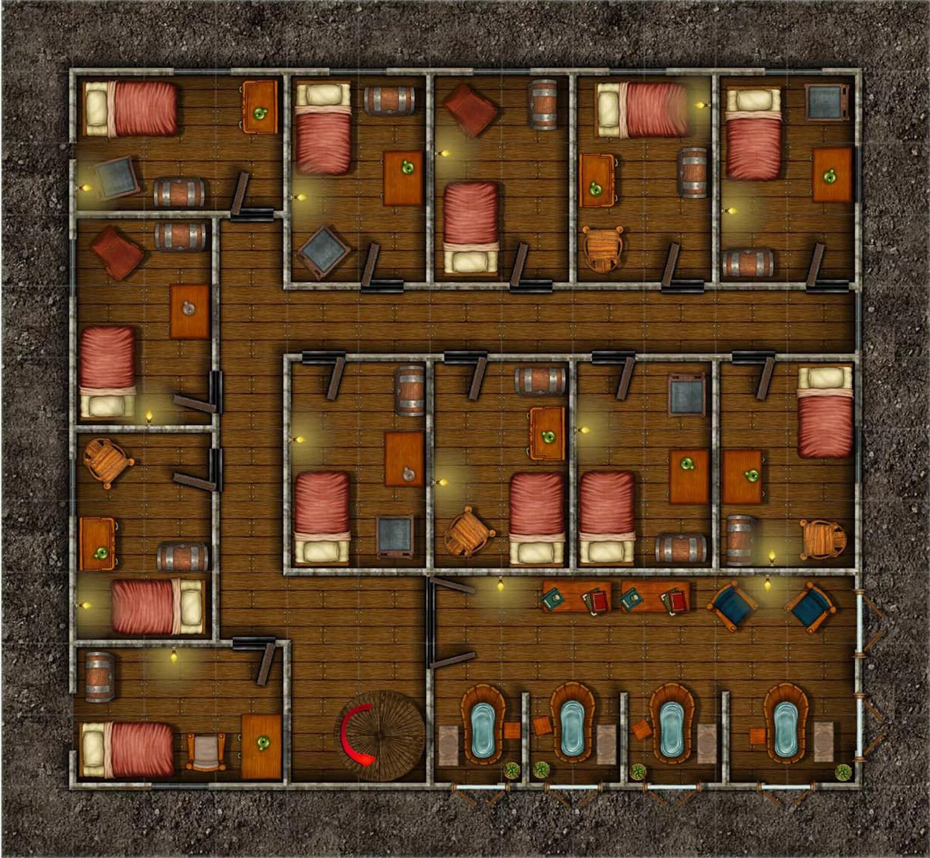 Мод dungeon and taverns 1.20 1