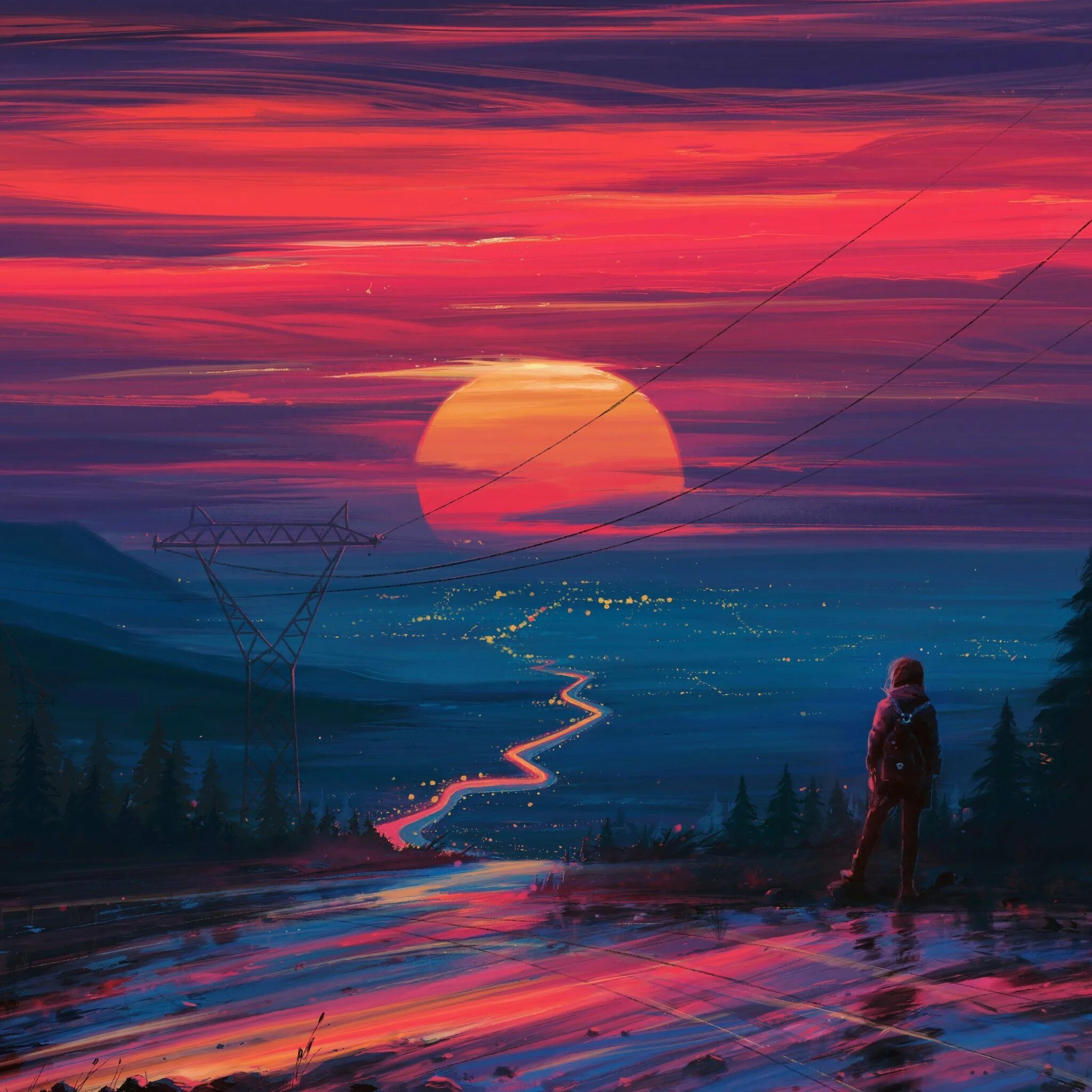 Туда где рассвет. Aenami Алена Величко. Aenami walleeprs. Alena Aenami Art. Алена Величко Aenami картины.