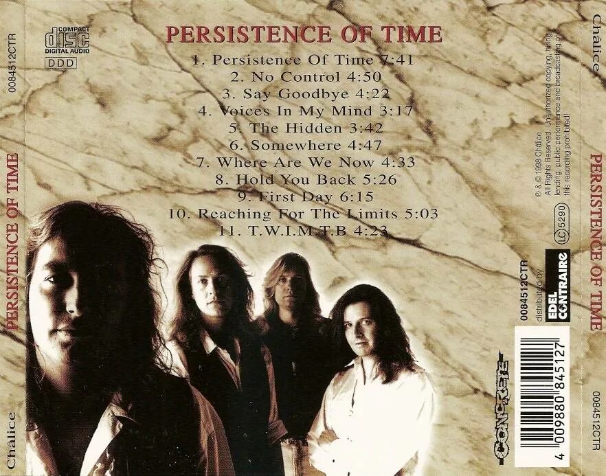 Châlice - Persistence of time (1998). Chalice - Persistence of time. The times 1998. Emigrate the Persistence of Memory.