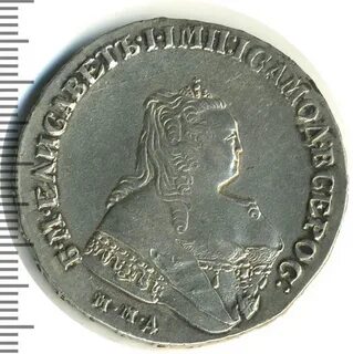 1749 год 1 рубль