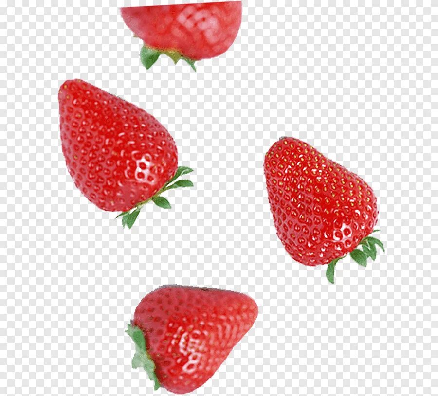 Клубника парит. Клубника россыпь. Летающая клубника. Клубника в тарелке на белом фоне. Разрезанная клубника.