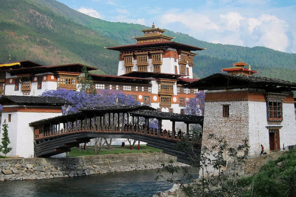 Бутан п. Королевство бутан. Королевская резиденция в бутане. Королевство бутан непристойный Тибет. Дзонг бутан.