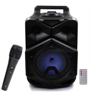 Колонка музыкальная беспроводная bluetooth с караоке