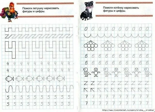 Распечатать пропись для дошкольников 6 лет Папка дошкольника. Пропись-раскраска Д-617 Учебные пособия для детей купить