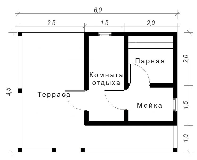 Чертеж каркасной бани. Каркасная баня 4х4 чертежи. Баня 4.5 на 4.5 планировка с террасой. Чертеж каркасной бани 5х5. Каркасная баня 6х4.5.