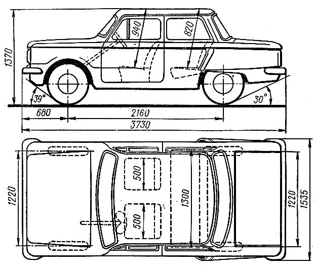 Заз 968 характеристики