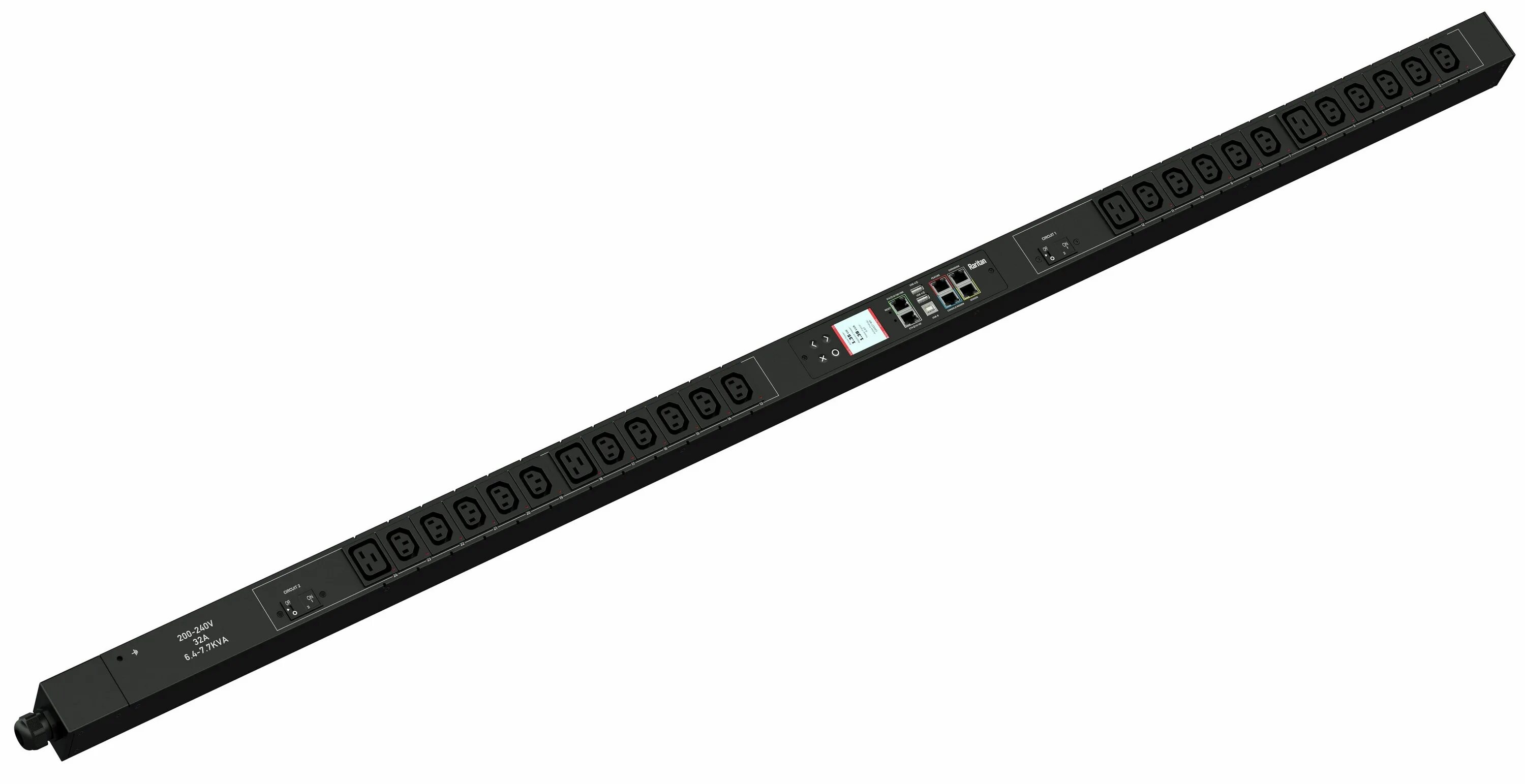 Raritan px3-5493v. PDU 32a APC. HPE g2 Basic 7.3KVA/60309 3-wire 32a/230v Outlets (20) c13/Vertical Intl PDU. 15 32 a 1 24