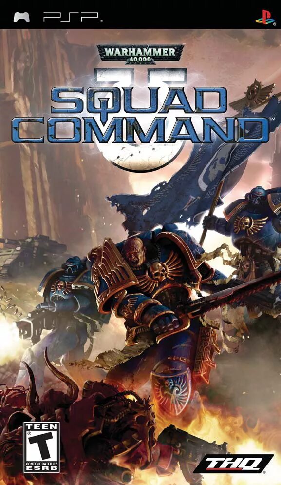 Warhammer 40000 на ПСП. Warhammer 40000 PSP. Warhammer 40 000 на PSP. Warhammer 40,000 - Squad Command ПСП.