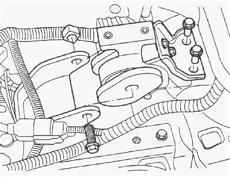 Removal and installation of a manual transmission (Hyundai Getz 2002-2011: Trans