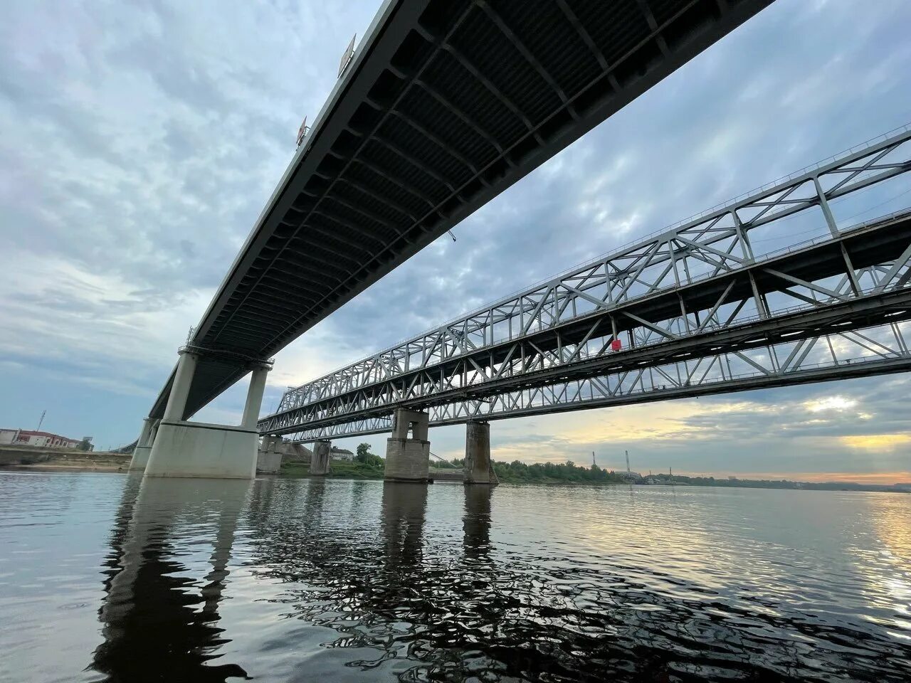 Движение по борскому мосту в нижнем новгороде