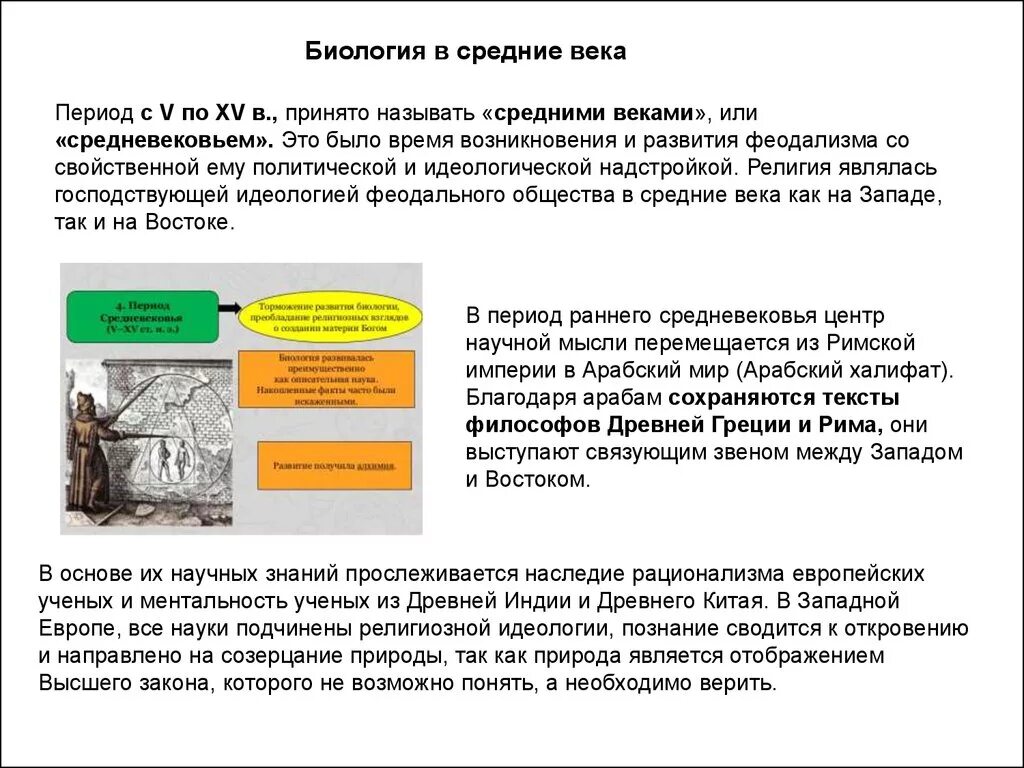 Биология в средние века. Биология в эпоху средневековья. Развитие биологии в средние века. Этап средневековья биология. Истории принято называть