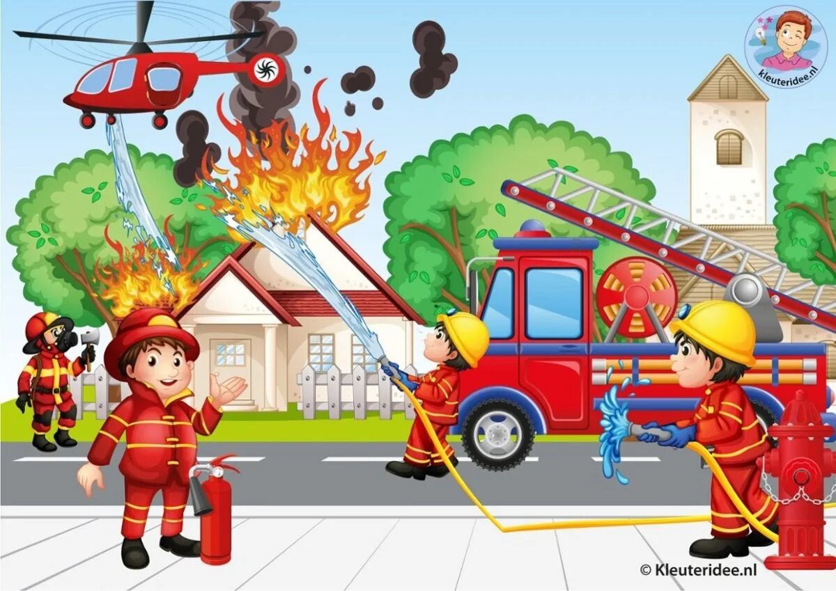 Пожарники в детском саду. Иллюстрации по пожарной безопасности для детей дошкольного возраста. Пожарный для детей в детском саду. Пожарные ситуации для дошкольников. Фон пожарная безопасность для детей.