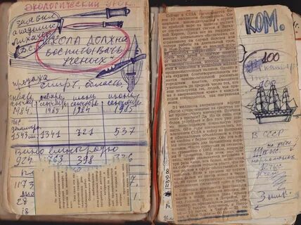 История записей в телефоне