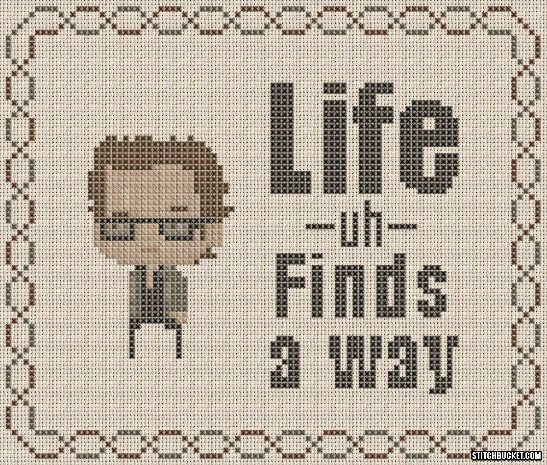 Life finds a way. Linkin Park вышивка крестом. South Park Cross Stitch.