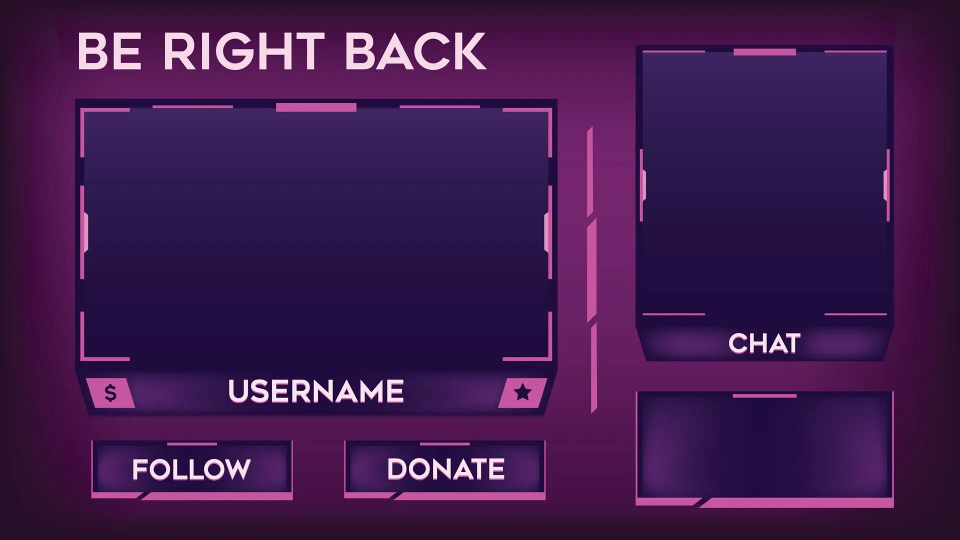 Back screens. Be right back Overlay. Back Screen. Оверлей для втубера. Rules for Stream Purple.