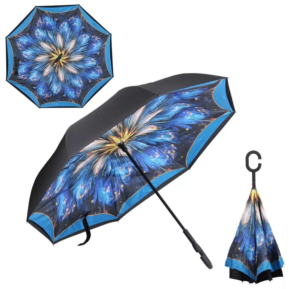 Зонт звездное небо складной. Зонтик женский. Обратный зонт. Стильные зонты женские. Сколько стоит зонтик