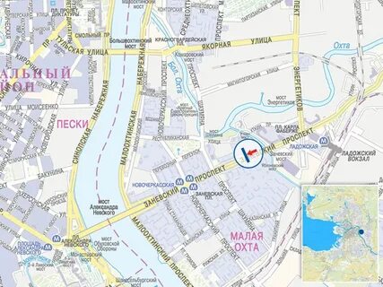 Пискаревский пр на карте спб
