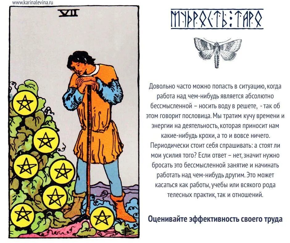 7 пентаклей таро значение чувства. Таро уэйта пентакли 7. 7 пентаклей таро райдера уэйта. 7 пентаклей райдер уэйт. семерка пентаклей таро.