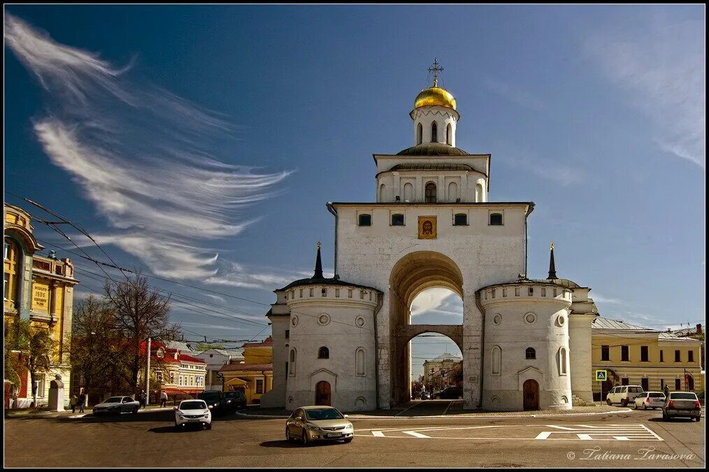 Золотые врата во Владимире. Золотые ворота во Владимире. XII В.. Золотые ворота при ком