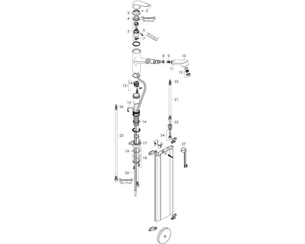 Hansgrohe Focus m42. Кухонный смеситель Hansgrohe Focus m42. Hansgrohe Blend 100 71580670 схема. Крепеж душевой стойки Варион 6180750.