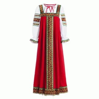 Русский народ костюм женский