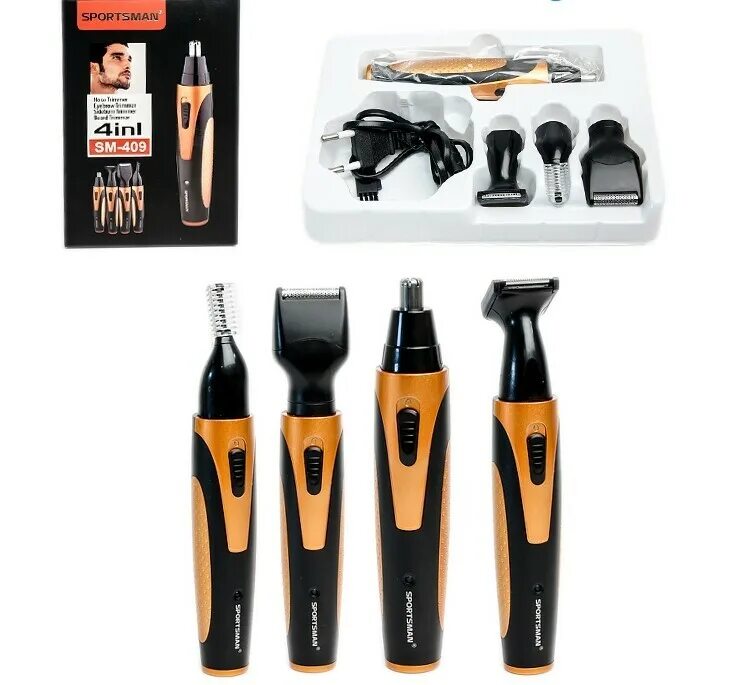 триммер 4 в 1. триммер 4 в 1. триммер для окантовки gemei. Kemei km-6650. машинка для удаления волос в носу.