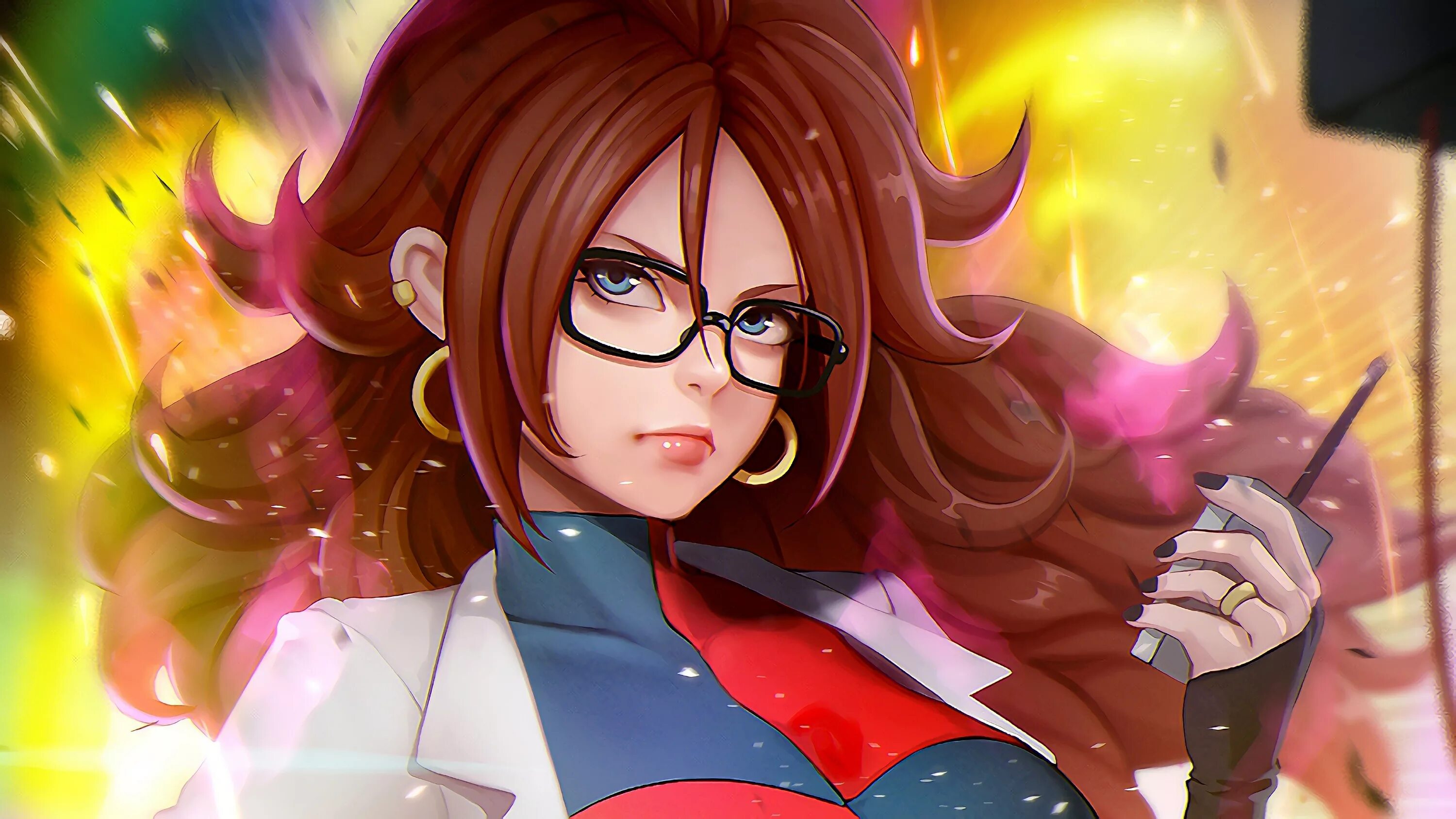 Андроид 21 Драгонболл. Dragon Ball FIGHTERZ Android 21. Драгон бол андроид 21 эччи. Android 21 в купальнике.