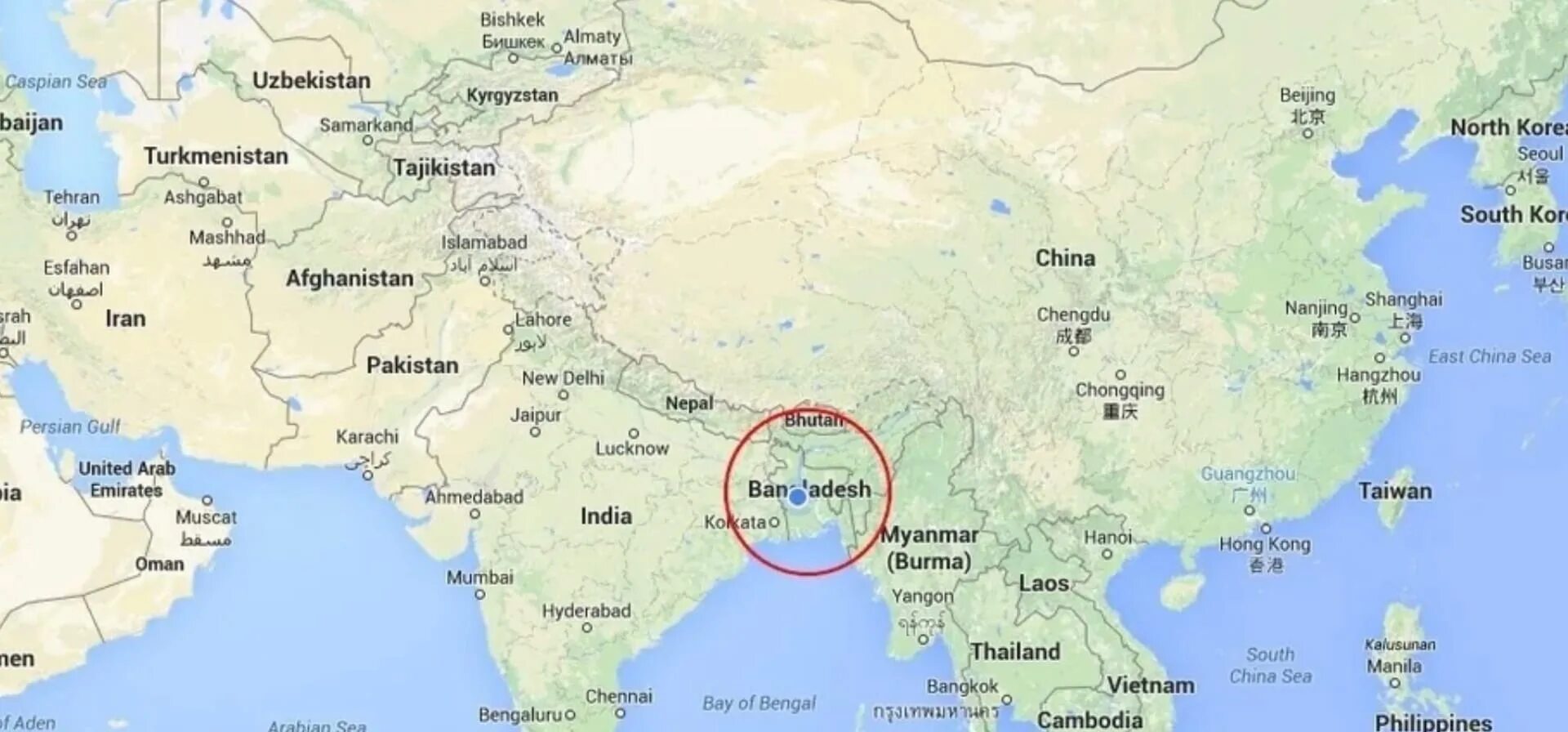 Бангладеш на карте. Расположение Бангладеш на карте. Где находится государство бангладеш