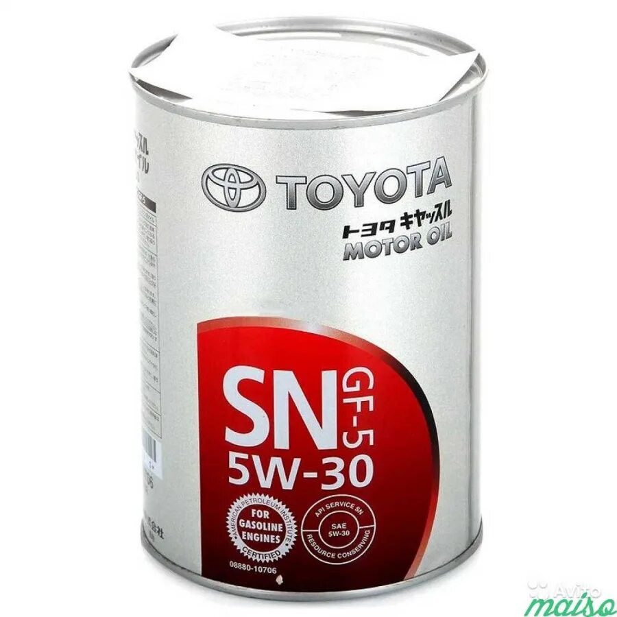 Toyota SN 5w-30. Тойота 5w30 1 литр. Toyota Motor Oil 5w-30. Toyota 5w-30 SN gf-5.