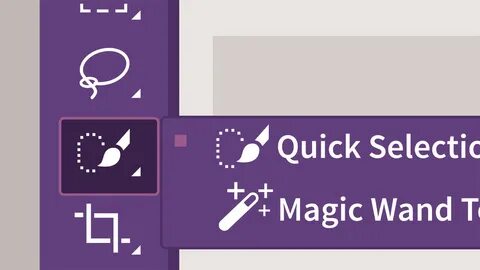 Quick selection tool