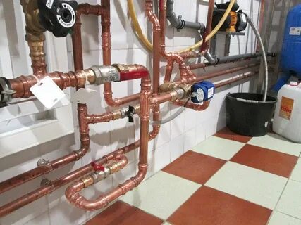 Газовое отопление труба