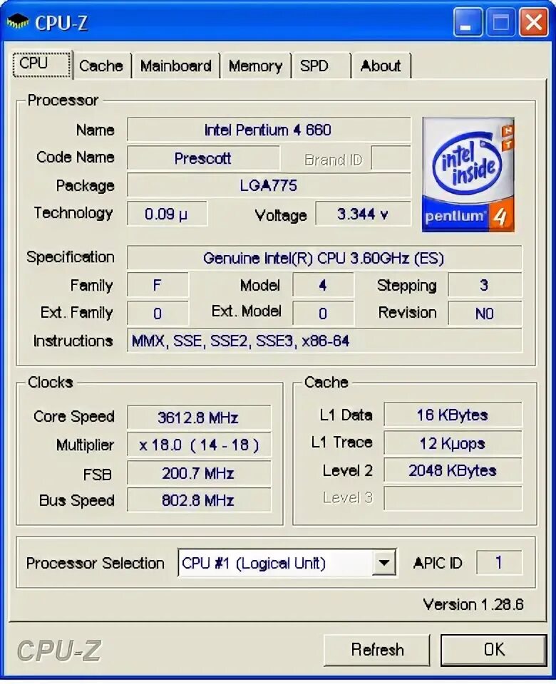 Intel Pentium 4 531. Pentium 4 3.00GHZ 478 Socket CPU Z. Тактовая частота в CPU Z. Степпинг ядра в CPU-Z.
