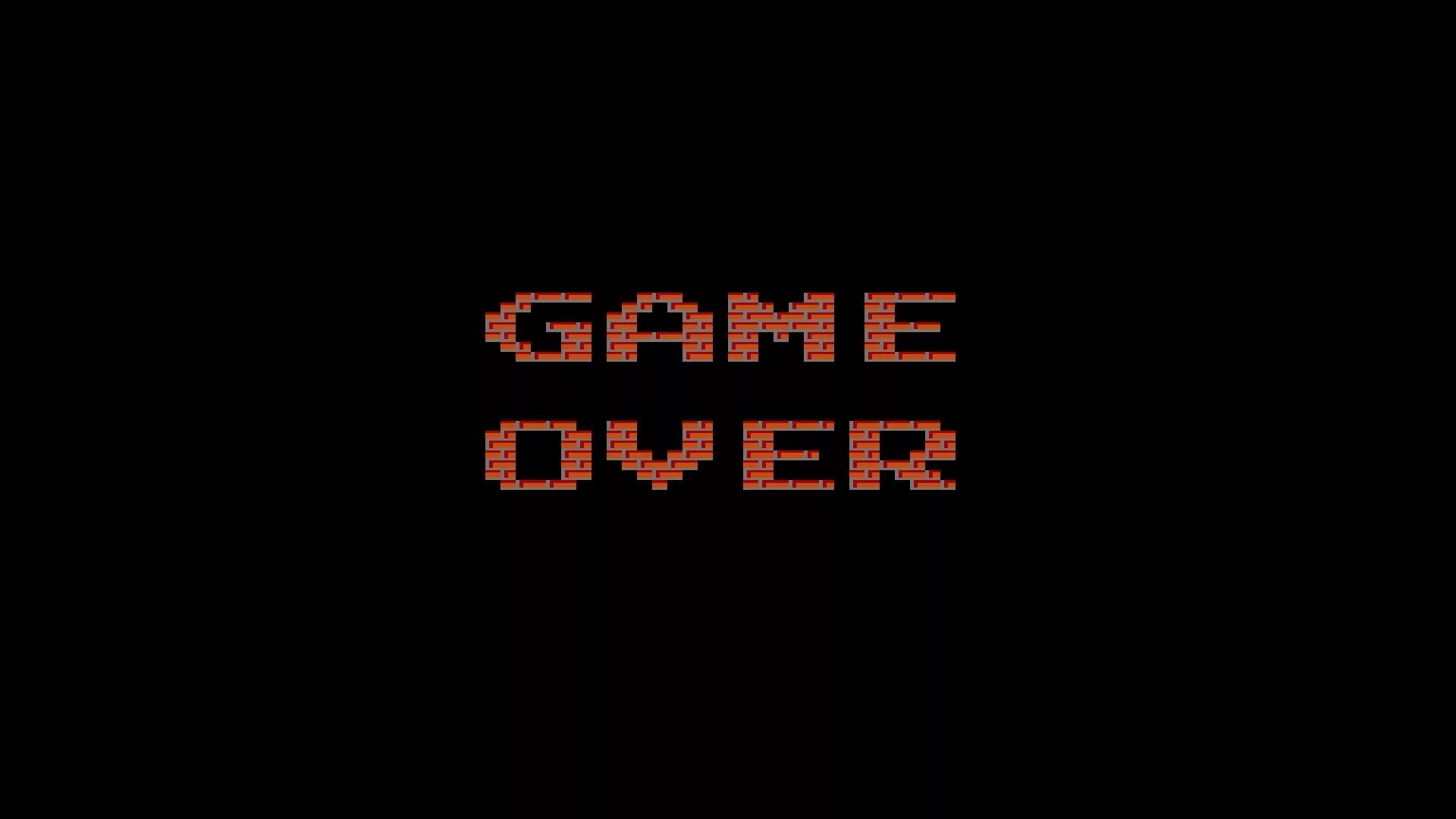 Заставка и концовка. Надпись пикселями. Видео конец игры. Конец игры. Надпись конец.