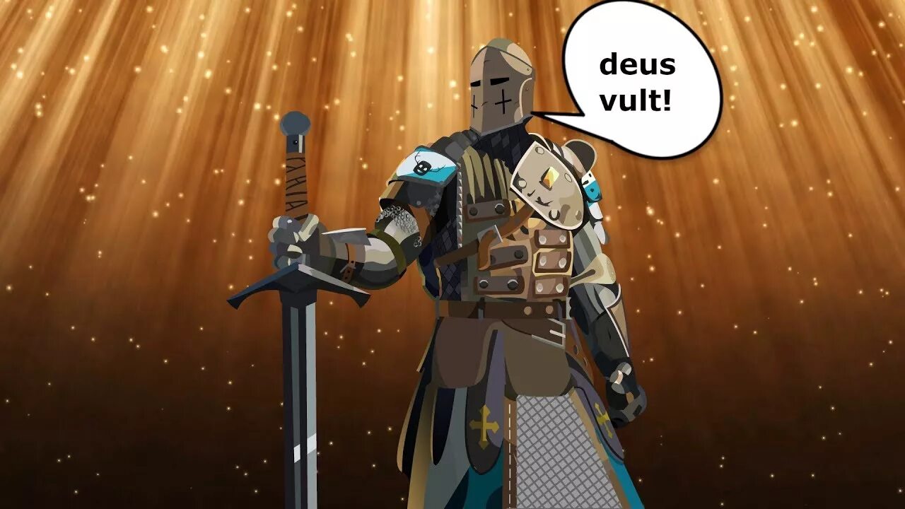 Maria deus vult. Deus Vult for Honor. Деус Вульт Мем. Деус Вульт арт.