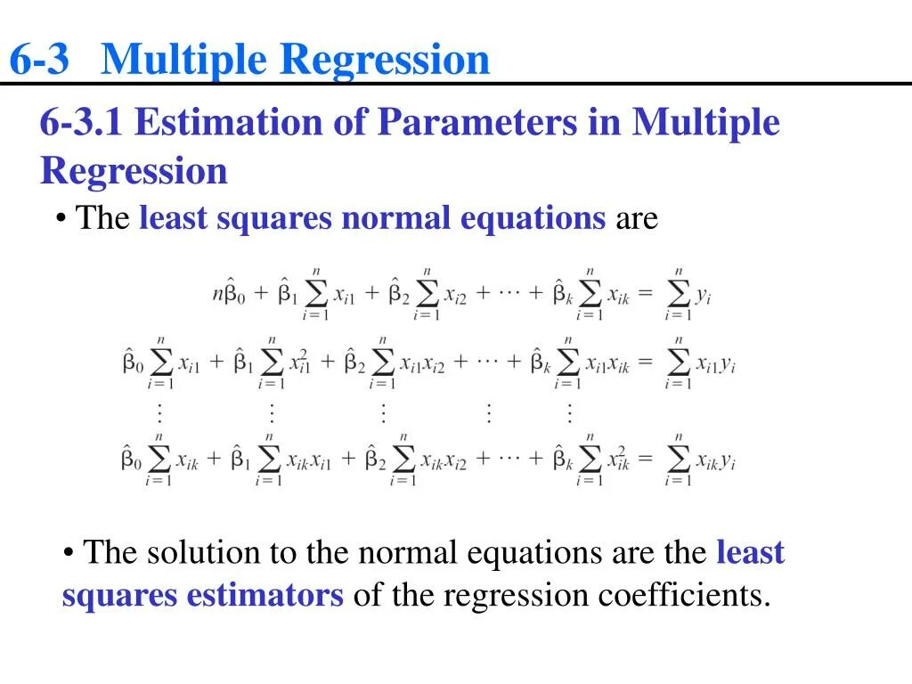 Multiple regression. Regression coefficient formula. multiple linear regression formula. regression parameters.