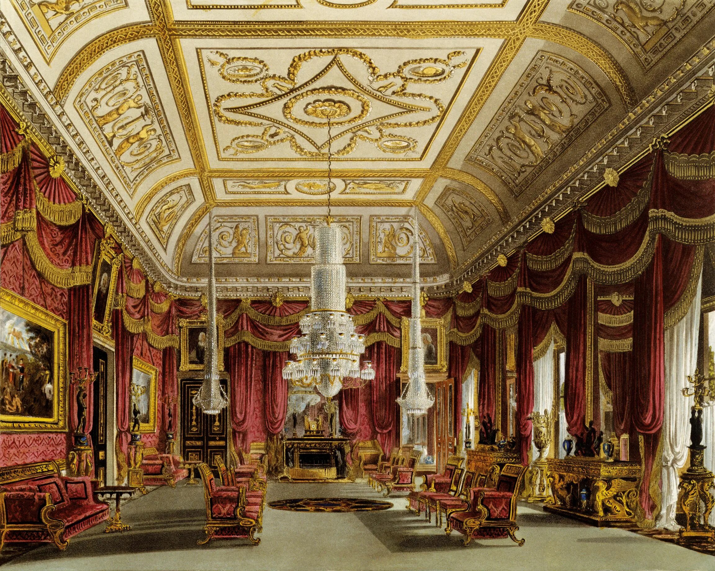 Карлтон Хаус дворец. Интерьер Ампир 19 век дворец. Ампир регентство. Королевский дворец внутри 19 века.