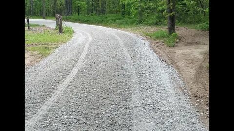 Гравий дорога