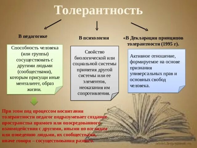 Как вы понимаете термин религиозная толерантность. Понятие толерантность. Толерантность в педагогике. Виды толерантности в педагогике. Толерантность это в психологии.