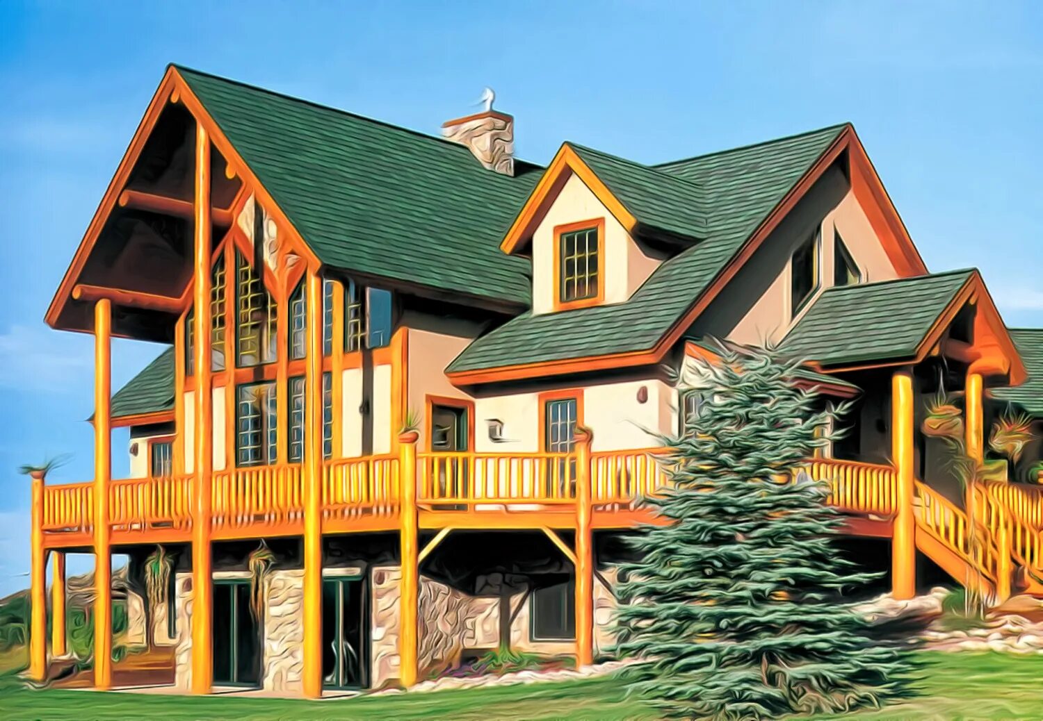 проекты красивых коттеджей. стройка коттеджа. дома коттедж построить. дом из клееного бруса альбатрос. загородный дом.