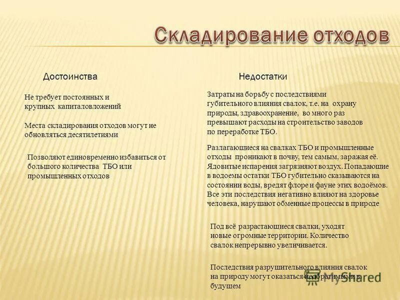 плюсы сортировки отходов. способы переработки отходов плюсы и минусы. минусы свалок. плюсы минусы вторичной переработки тбо. минусы захоронения отходов.