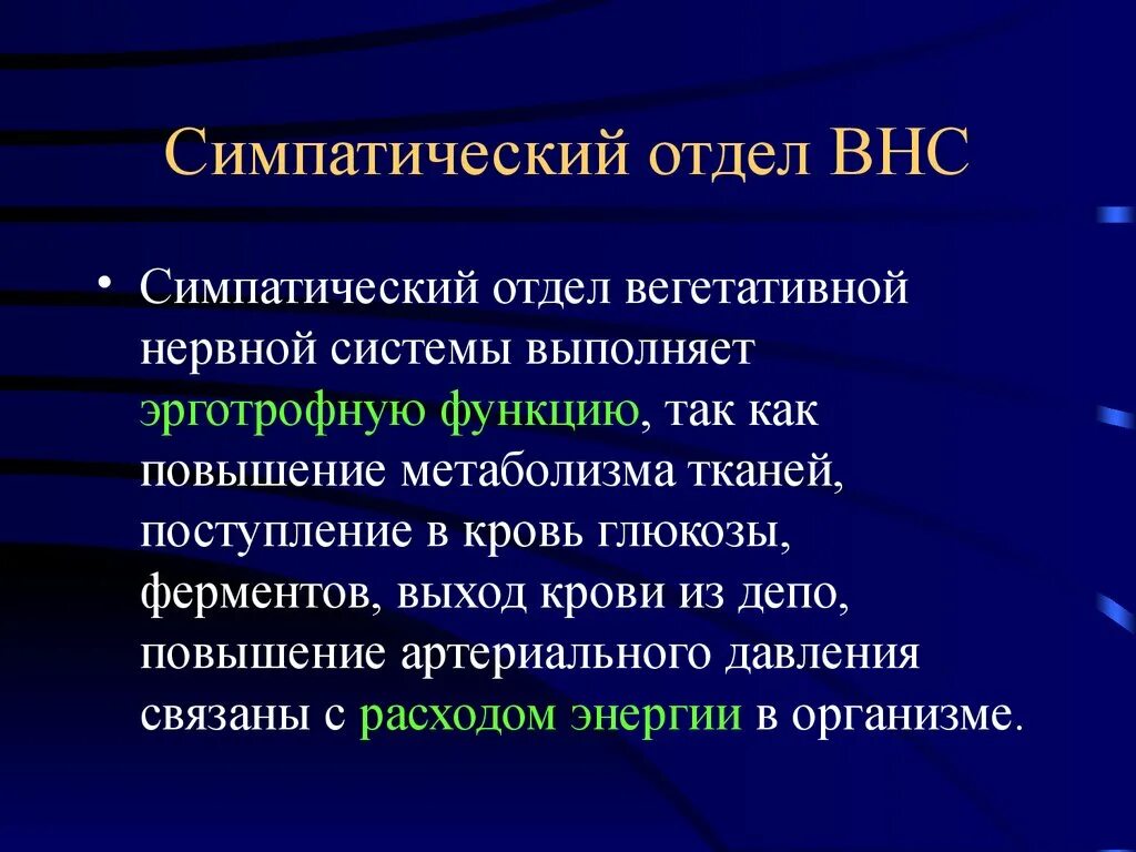 Симпатический отдел выполняет функции. Симпатическая вегетативная нервная система. Симпатический отдел нервной системы. Симпатический отдел нервной системы функции. Симпатический отдел вегетативной системы.