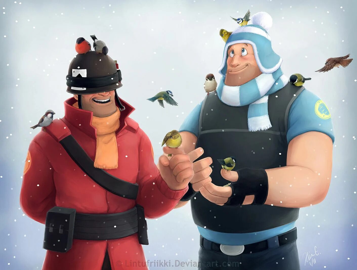 Heavy bird. Team Fortress 2 новый год. Новогодний тим фортресс 2. Путис тф2. Новогодний инженер тф2.