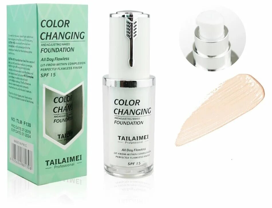 Spf 15 купить. Тональный крем SPF 15 Foundation Color changing,. Белый тональный крем TLM. Тональный TLM spf15. Тональный крем для лица TLM Foundation Color changing.