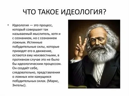 Понятие и определение идеологии