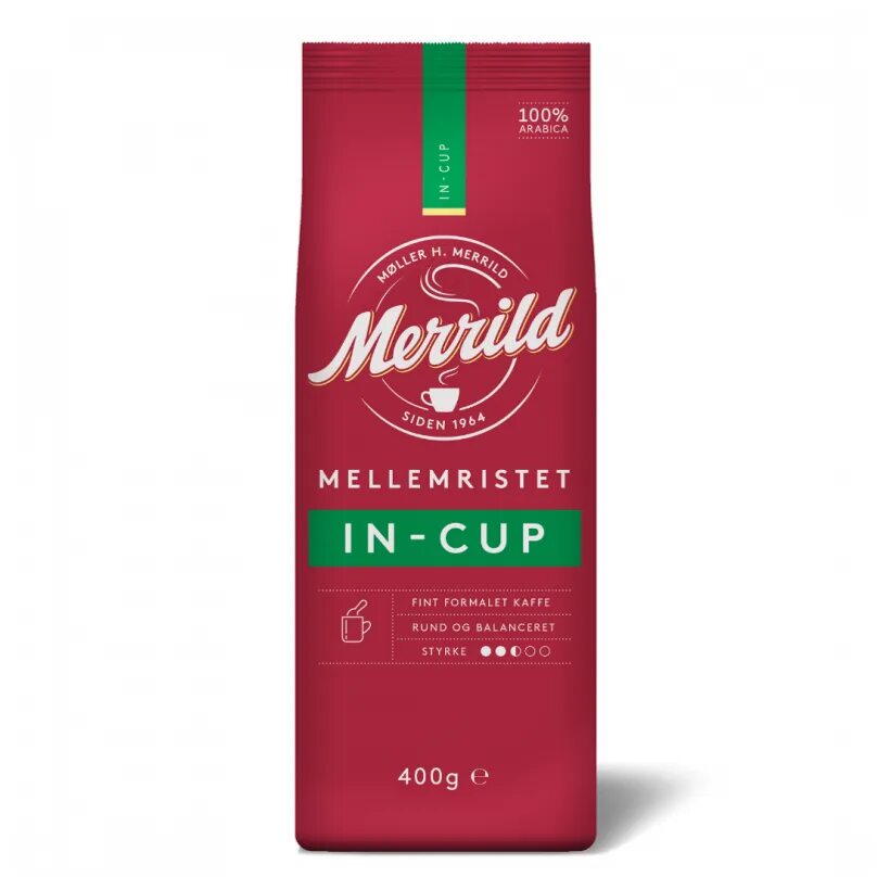 Молотый кофе 500 г. Merrild in Cup 500. Merrild кофе 500гр. Merrild mellemristet 500 г №103. Кофе молотый Merrild профессиональный.