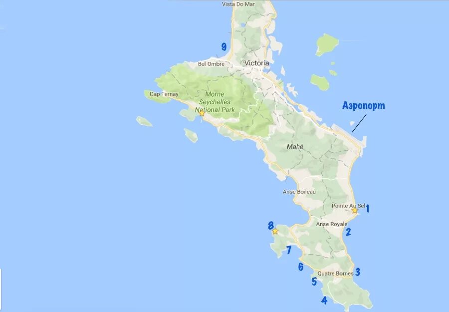 Карта острова маэ сейшелы с отелями. Остров маэ на карте. Сейшельские острова остров маэ на карте. Карта пляжей маэ сейшелы. Карта острова маэ сейшелы с пляжами.