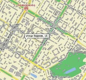 Найти улицу на карте