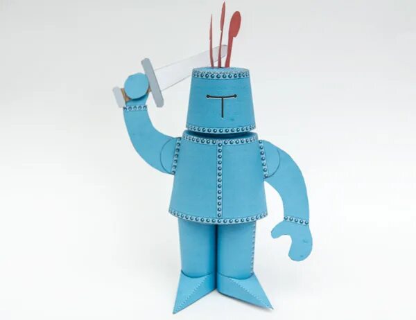 Paper knight