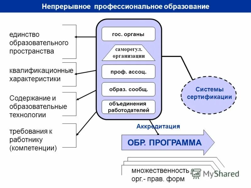 Направления развития профессиональное образование