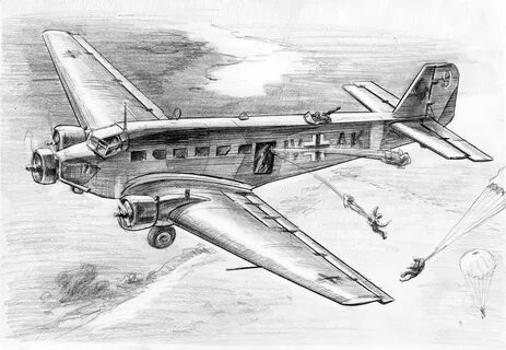 Бомбардировщик рисунок